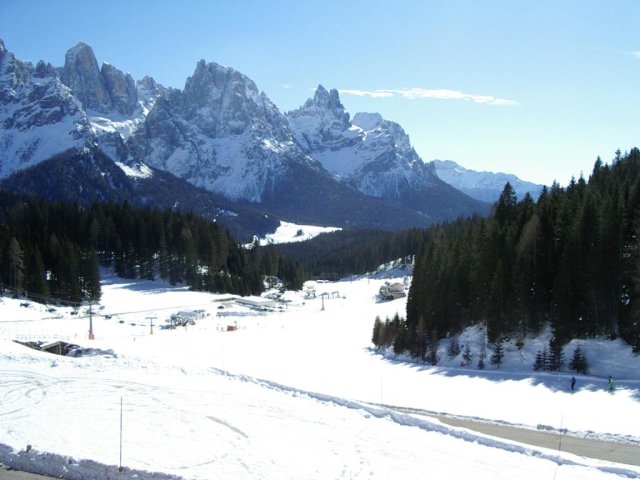 Le piste intorno a Malga Ces